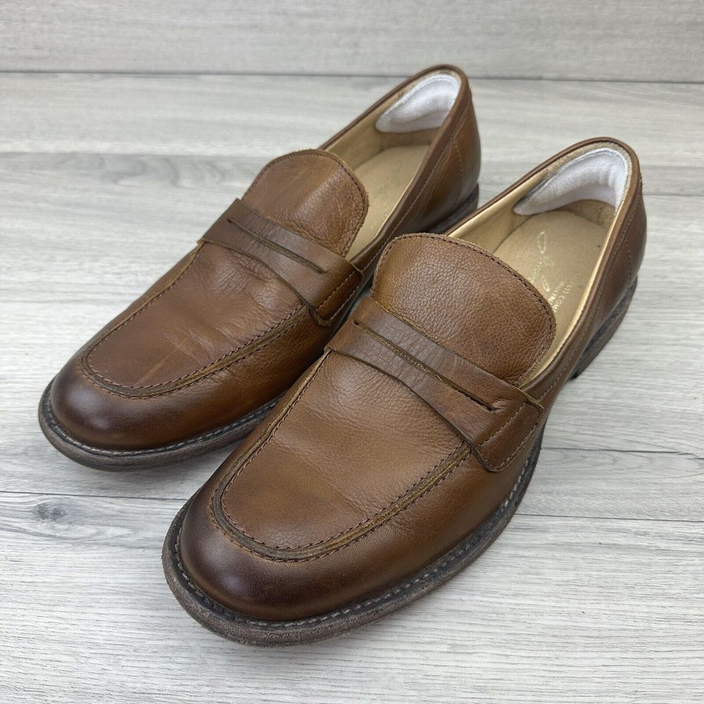 FRYE COMPANY Men's 9D Tan Brown Leather Loafers*
